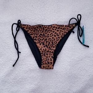 Sports Illustrated Leopard Print Bikini Bottoms